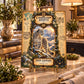 Snow Leopard Tempered Glass Art Board, Conservation Archives Alpine Wildlife Decor