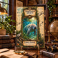 Florida Manatee Tempered Glass Art Board, Conservation Archives Marine Wildlife Decor