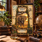African Elephant Tempered Glass Art Board, Conservation Archives African Wildlife Decor