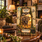 African Elephant Tempered Glass Art Board, Conservation Archives African Wildlife Decor
