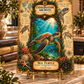 Sea Turtle Tempered Glass Art Board, Conservation Archives Marine Wildlife Decor
