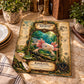 Axolotl Tempered Glass Art Board, Freshwater Wildlife Decor, Natural History Serving Board