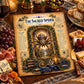 Sacred Spider Tempered Glass Charcuterie Board, Mystical Kitchen Art, Decorative Cutting Board