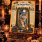 Sacred Wolf Tempered Glass Charcuterie Board, Mystical Kitchen Art, Decorative Cutting Board