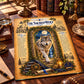 Sacred Wolf Tempered Glass Charcuterie Board, Mystical Kitchen Art, Decorative Cutting Board