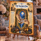 Sacred Owl Tempered Glass Charcuterie Board, Mystical Kitchen Art, Decorative Cutting Board