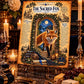 Sacred Fox Tempered Glass Charcuterie Board, Mystical Kitchen Art, Decorative Cutting Board