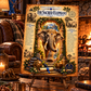 Sacred Elephant Tempered Glass Charcuterie Board, Mystical Kitchen Art, Decorative Cutting Board