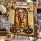 Sacred Elephant Tempered Glass Charcuterie Board, Mystical Kitchen Art, Decorative Cutting Board