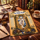 White Hart Tempered Glass Charcuterie Board, Mystical Kitchen Art, Decorative Cutting Board