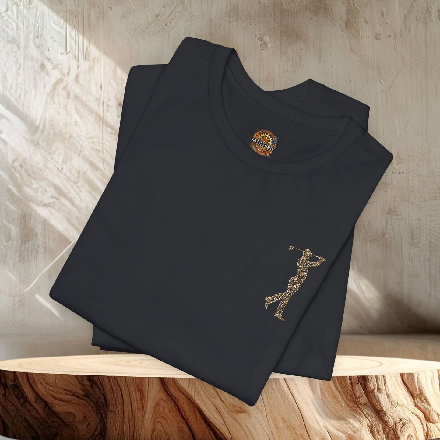 Golden Swing Golfer – T-Shirt