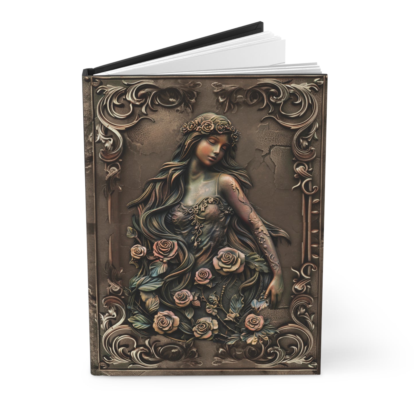 Enchanted Rose Maiden - Hardcover Journal