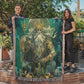 Beaded Look Neptune, God of the Deep – Woven Throw Blanket