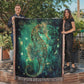 Beaded Look Seahorse – Woven Throw Blanket