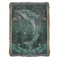 Beaded Look Dolphin – Woven Throw Blanket