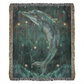 Beaded Look Dolphin – Woven Throw Blanket