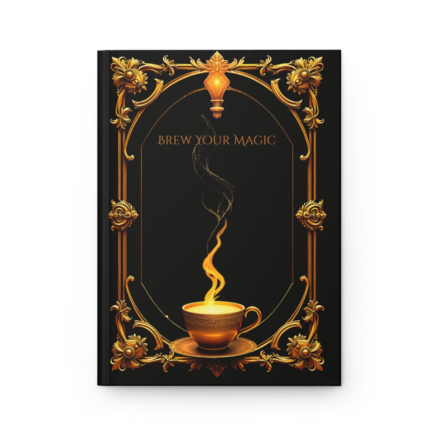 Golden Grimoire: Brew Your Magic – Hardcover Journal