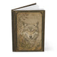 Woodland Wolf Journal – Personalized Vintage-Inspired Botanical Hardcover Notebook