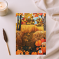 Quilted-Look Goldendoodle Journal - Cozy Autumn Reading Scene, Dog Gift