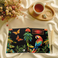 Beaded Look Parrot Quilted Journal – Colorful Tropical Notebook Gift