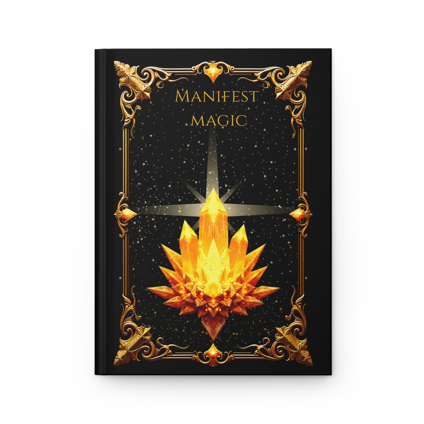 Golden Grimoire: Manifest Magic – Hardcover Journal