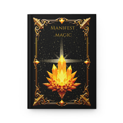 Golden Grimoire: Manifest Magic – Hardcover Journal
