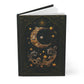 Moon and Stars Celestial Wraparound Art, Personalized Back, Notebook, Diary, Writing Journal, Gift for Writers, Zodiac