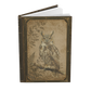 Woodland Owl Journal – Personalized Vintage-Inspired Botanical Hardcover Notebook
