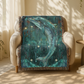 Beaded Look Dolphin – Woven Throw Blanket