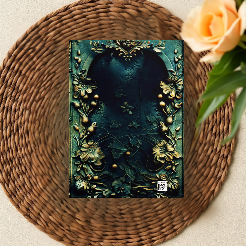 Embossed Look Rabbit Journal – Whimsical Garden Writing Notebook