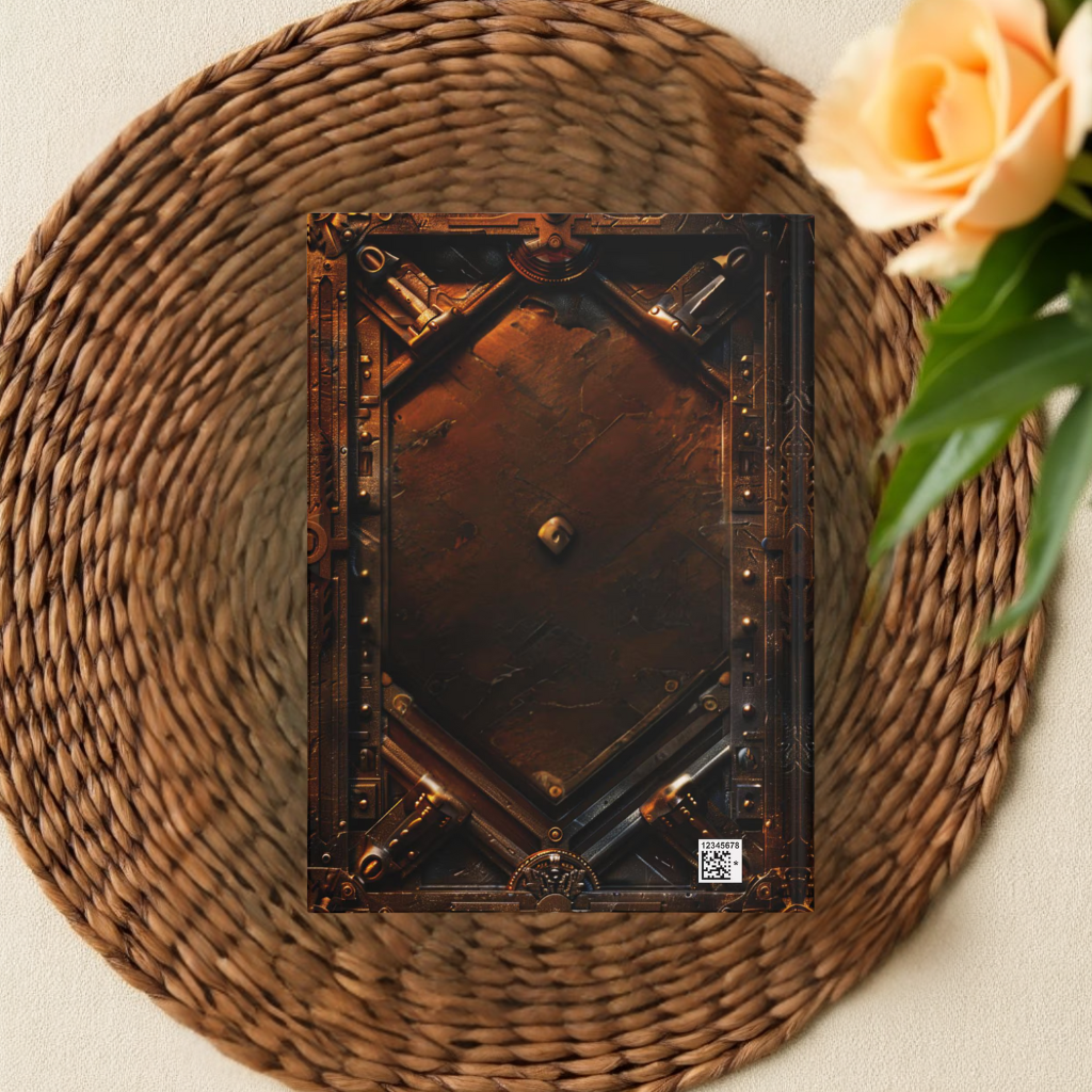 Embossed Look Eagle Journal – Fantasy Steampunk Writing Notebook