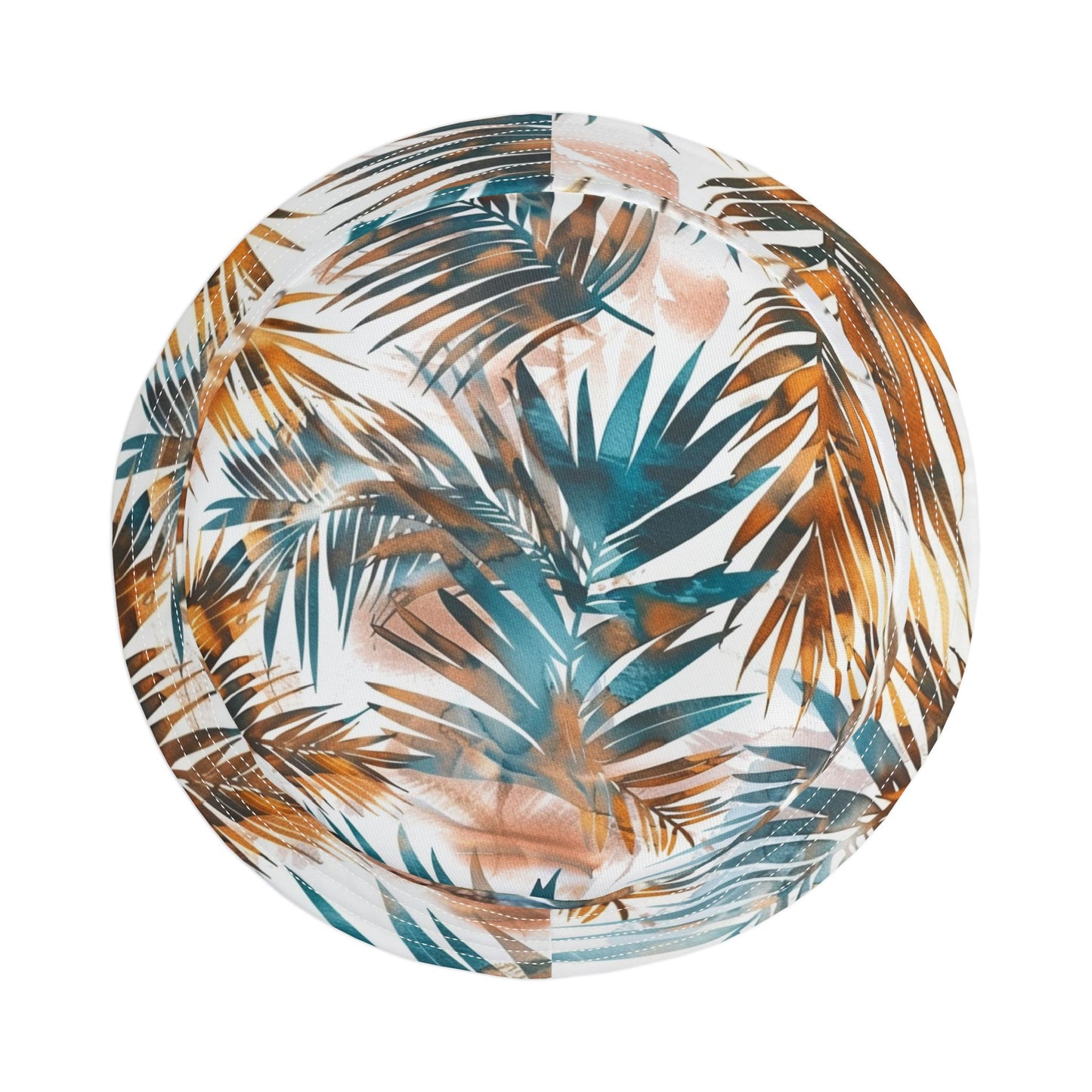 Tropical Muse Bucket Hat – Boho Palm Leaf Pattern in Teal & Copper | Unisex All-Over Print Hat by Lace & Grit