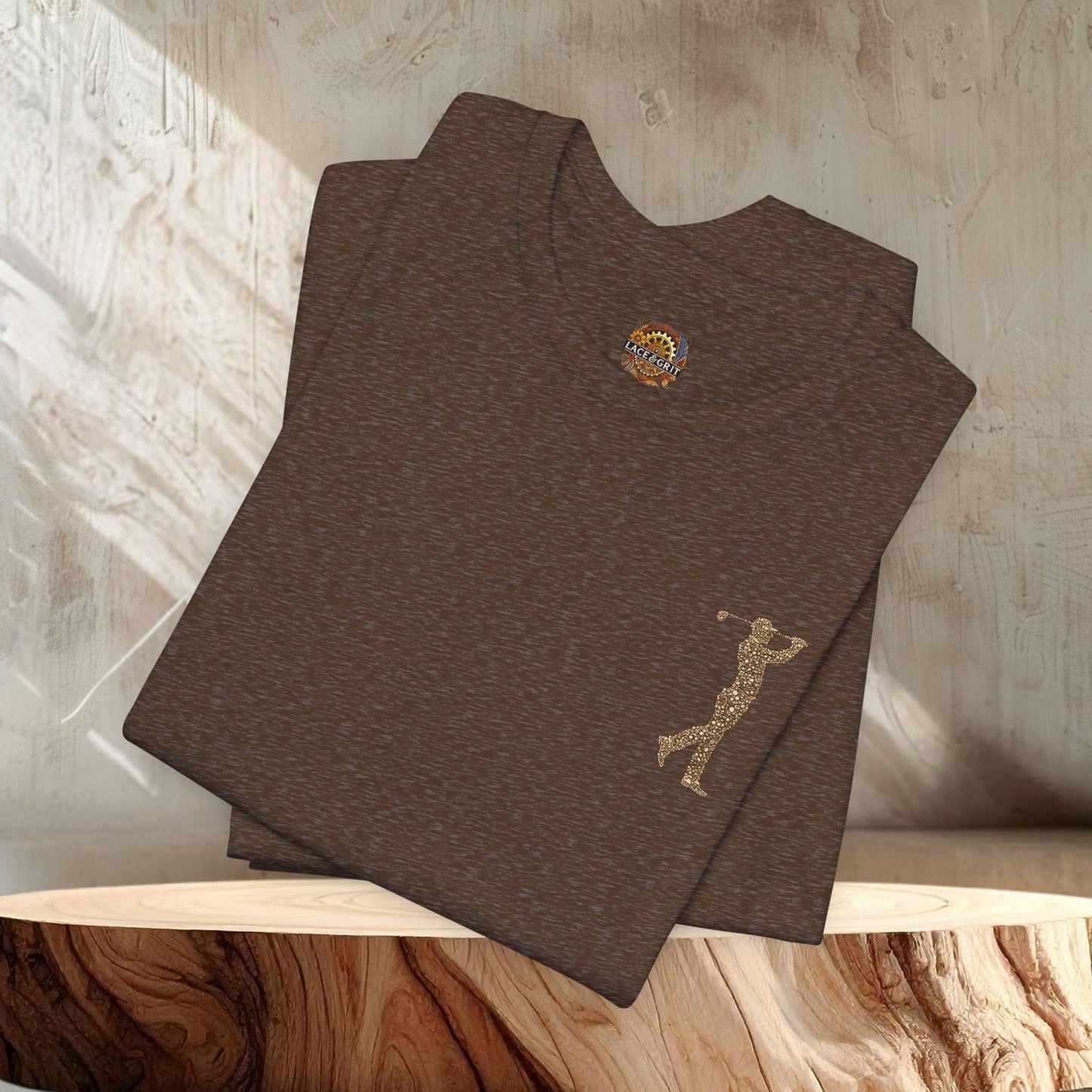 Golden Swing Golfer – T-Shirt
