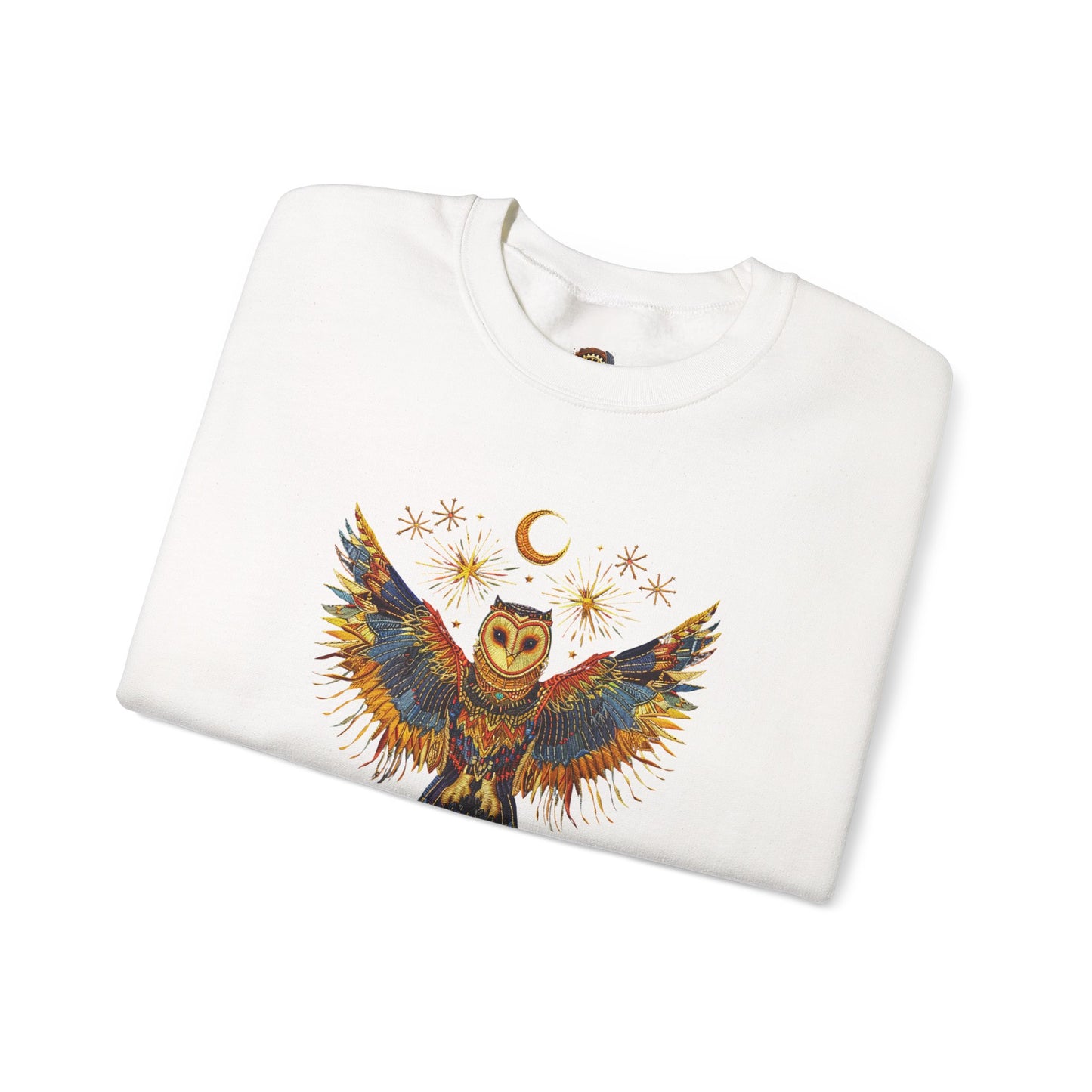 Celestial Owl Wings – Crewneck Sweatshirt