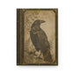 Woodland Raven Journal – Personalized Vintage-Inspired Botanical Hardcover Notebook