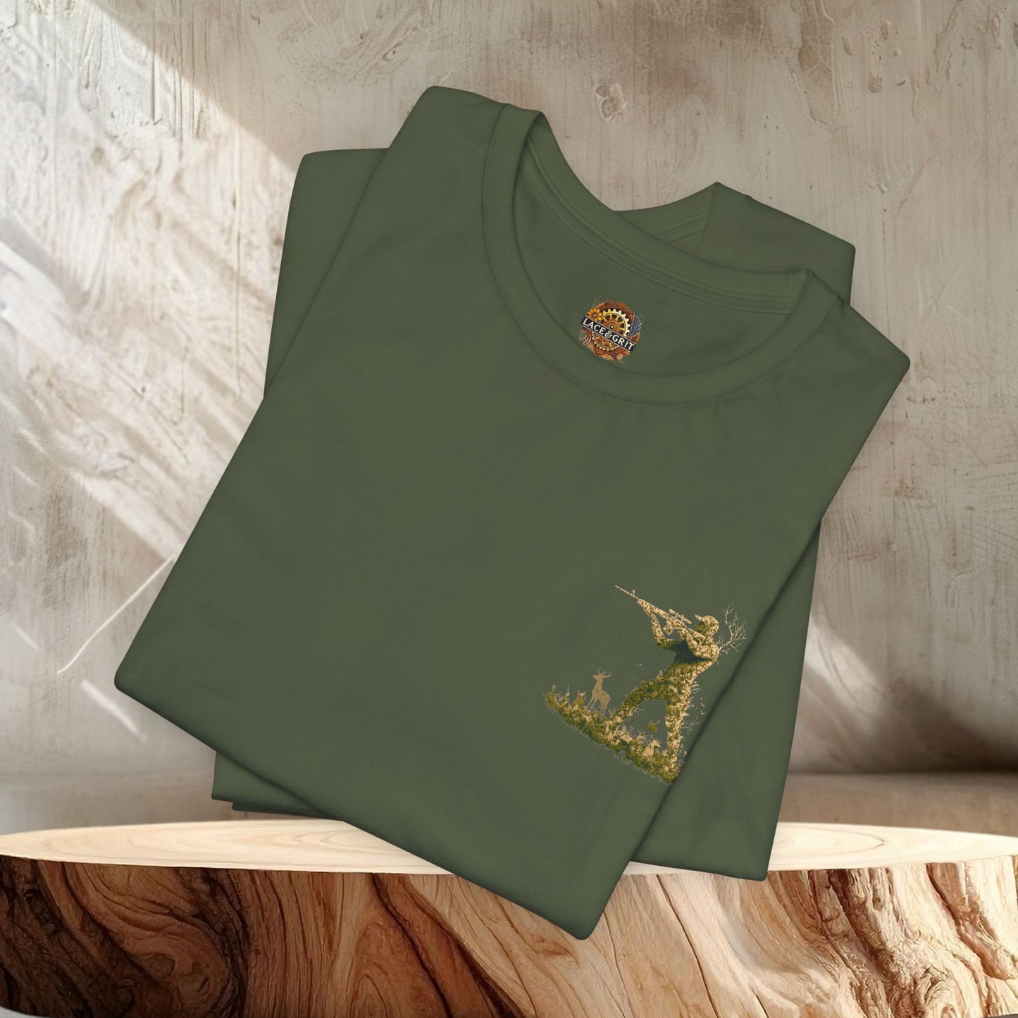 Camo Silhouette Hunter – T-Shirt