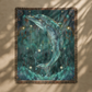 Beaded Look Dolphin – Woven Throw Blanket