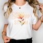 I'm Stronger Than The Storm – Empowerment Floral Tee
