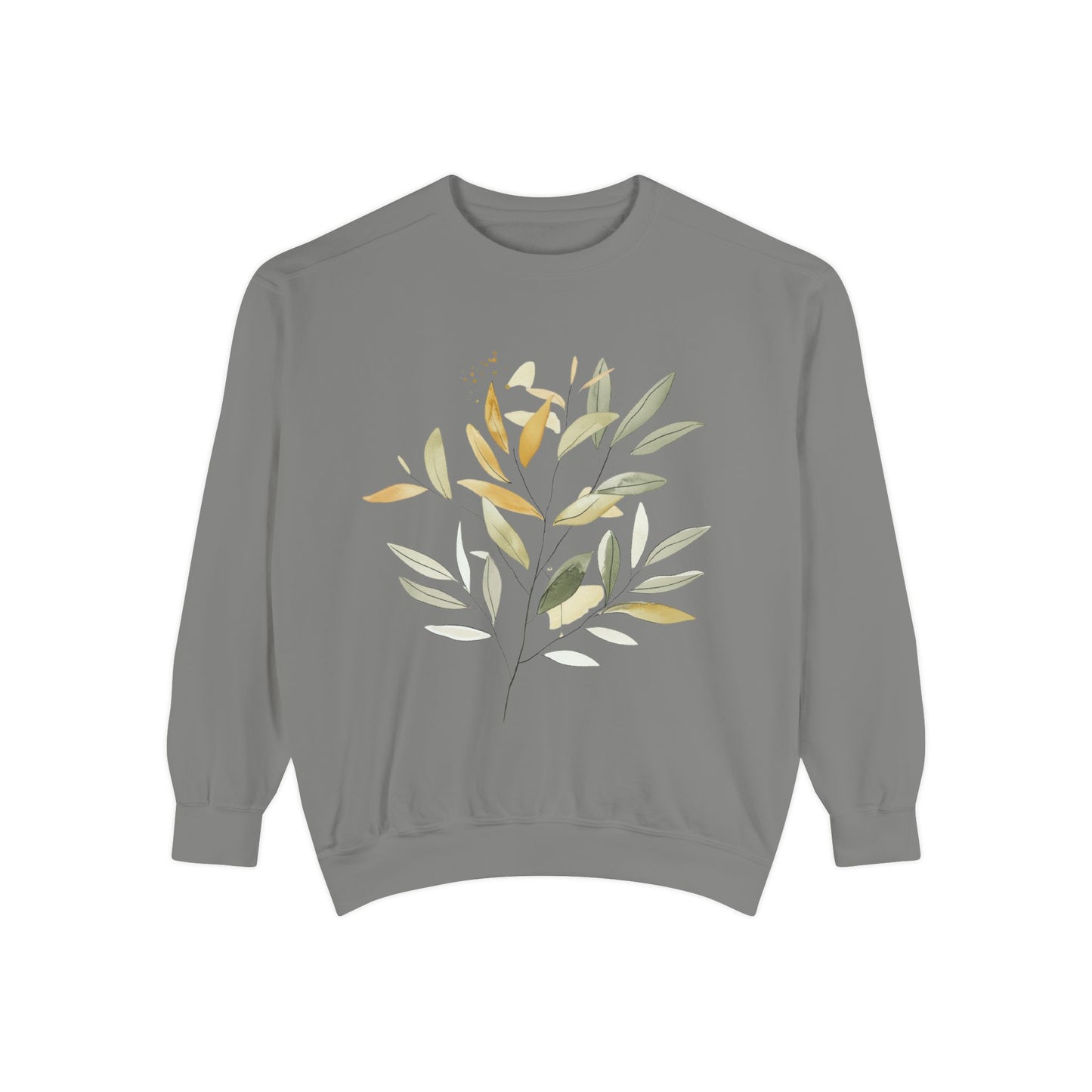 Garden-Inspired Unisex Sweatshirt - Cozy Botanical Design