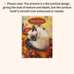 Quilted-Look Siamese Cat Journal - Cozy Autumn Nap Scene, Cat Gift