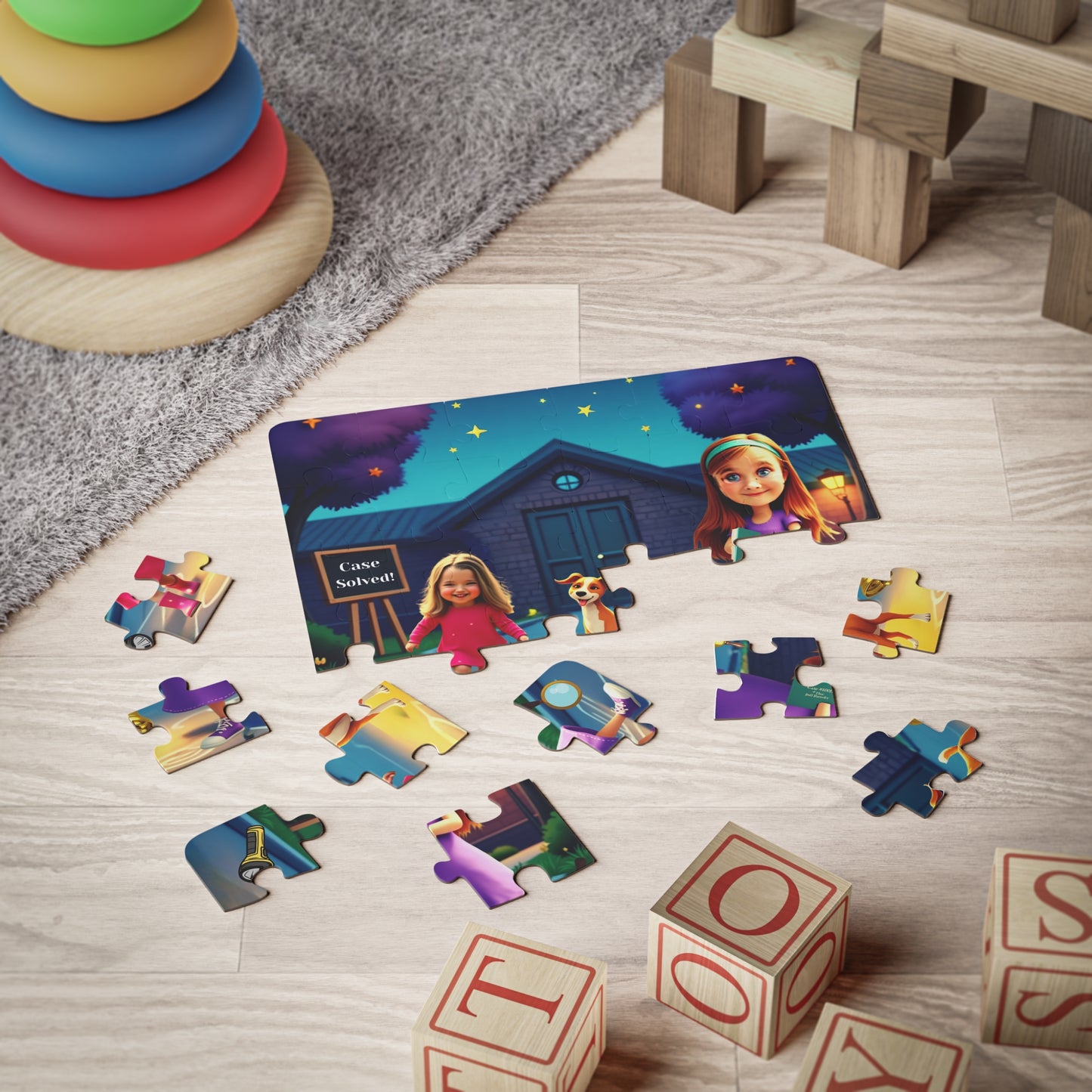 Kids' Puzzle Adventure, 30-Piece Fun, Educational Games, Interactive Activity, Perfect for Family Time, Gifts for Kids