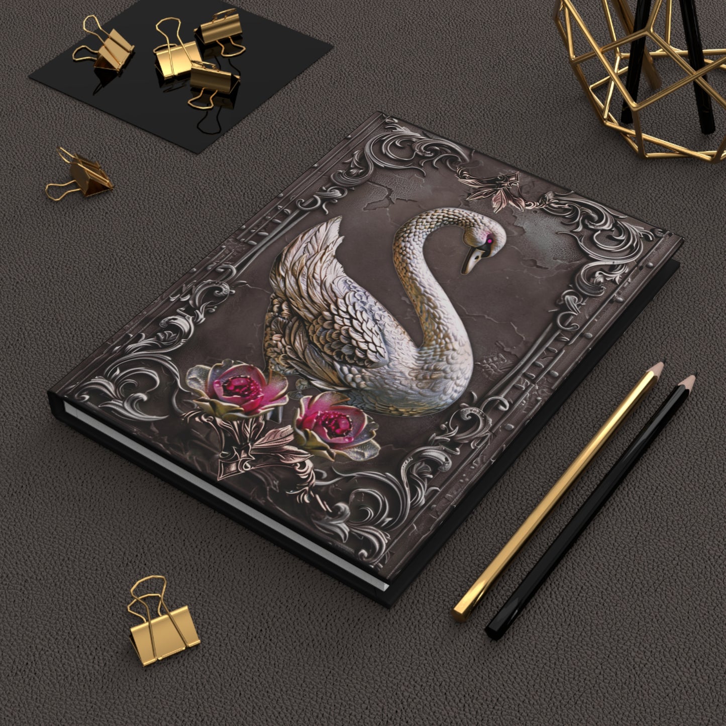 Enchanted Swan - Hardcover Journal