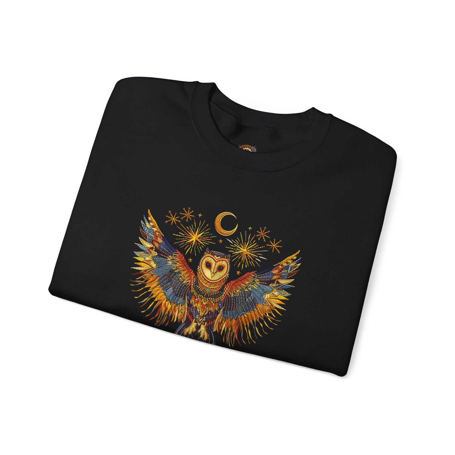 Celestial Owl Wings – Crewneck Sweatshirt