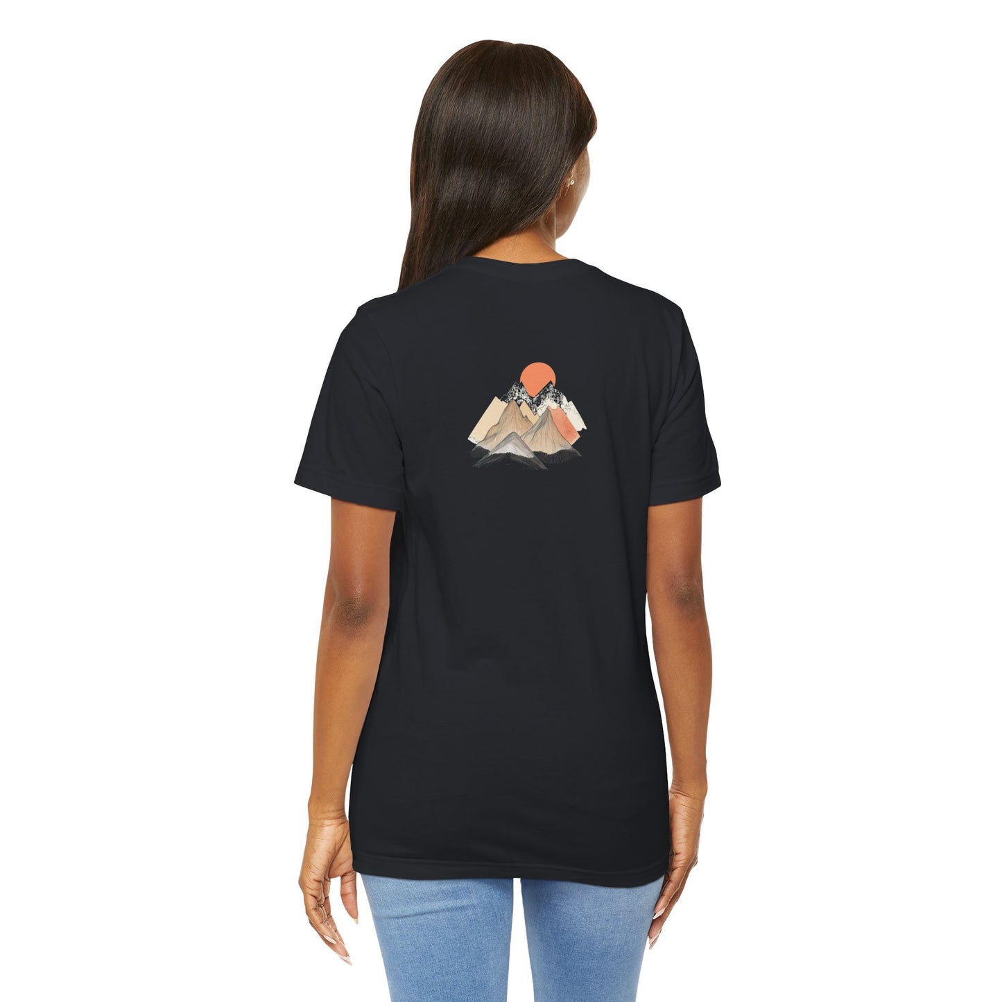 Follow The Trails To Higher Grounds – Boho Mountain Tee