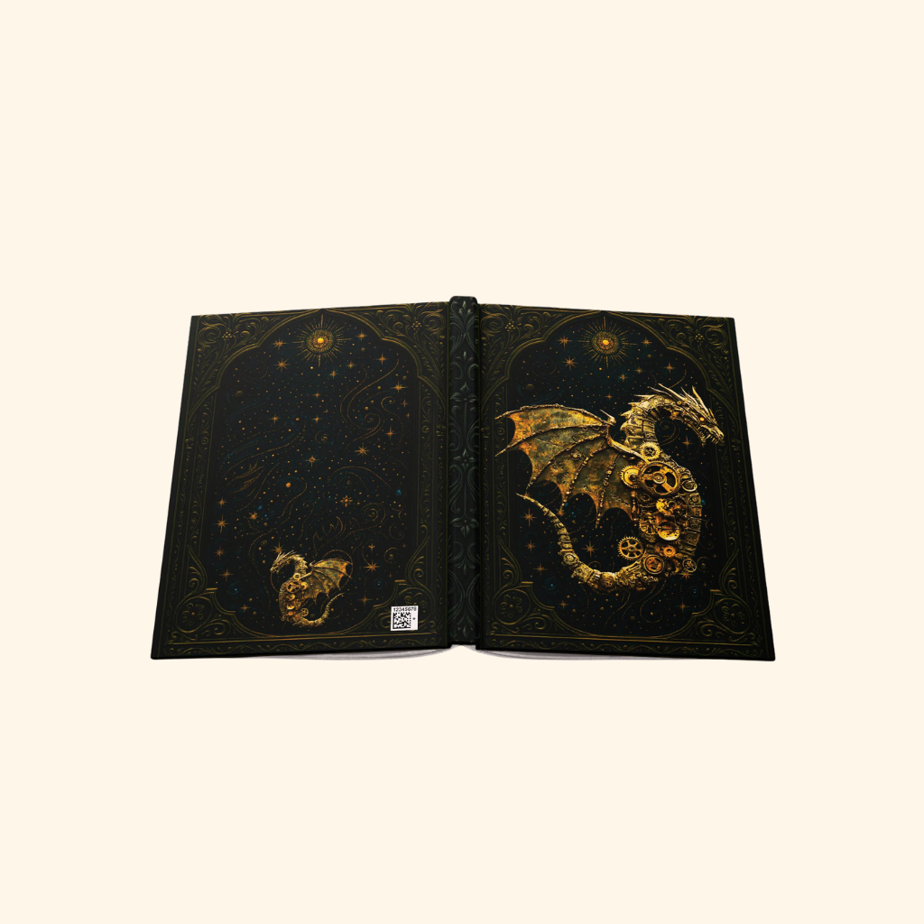 Steampunk Dragon – Hardcover Journal
