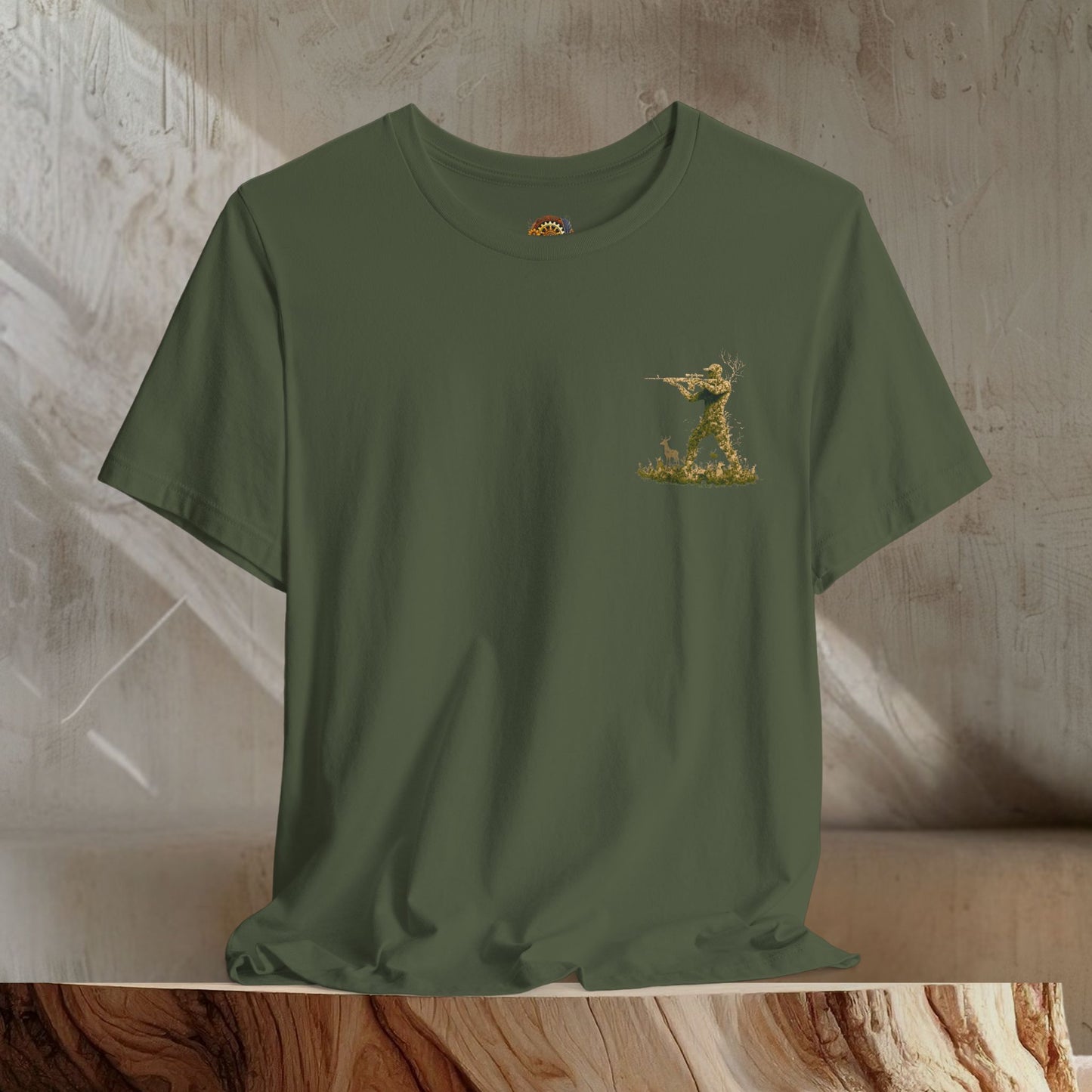 Camo Silhouette Hunter – T-Shirt