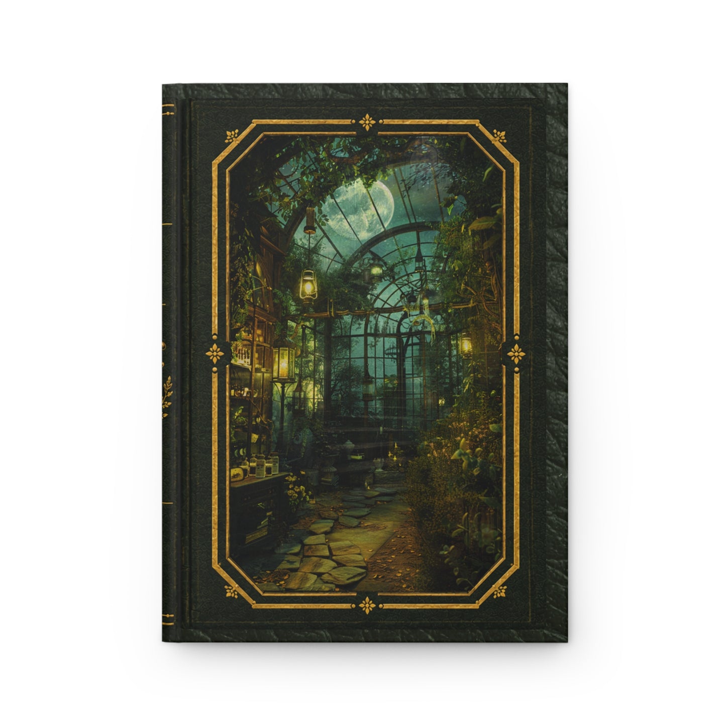 Apothecary Greenhouse Journal – Personalized Vintage-Inspired Botanical Hardcover Notebook