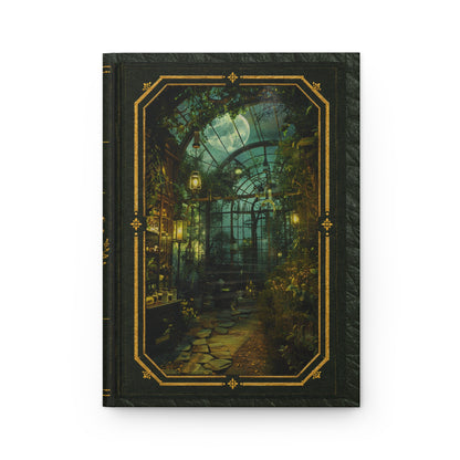 Apothecary Greenhouse Journal – Personalized Vintage-Inspired Botanical Hardcover Notebook