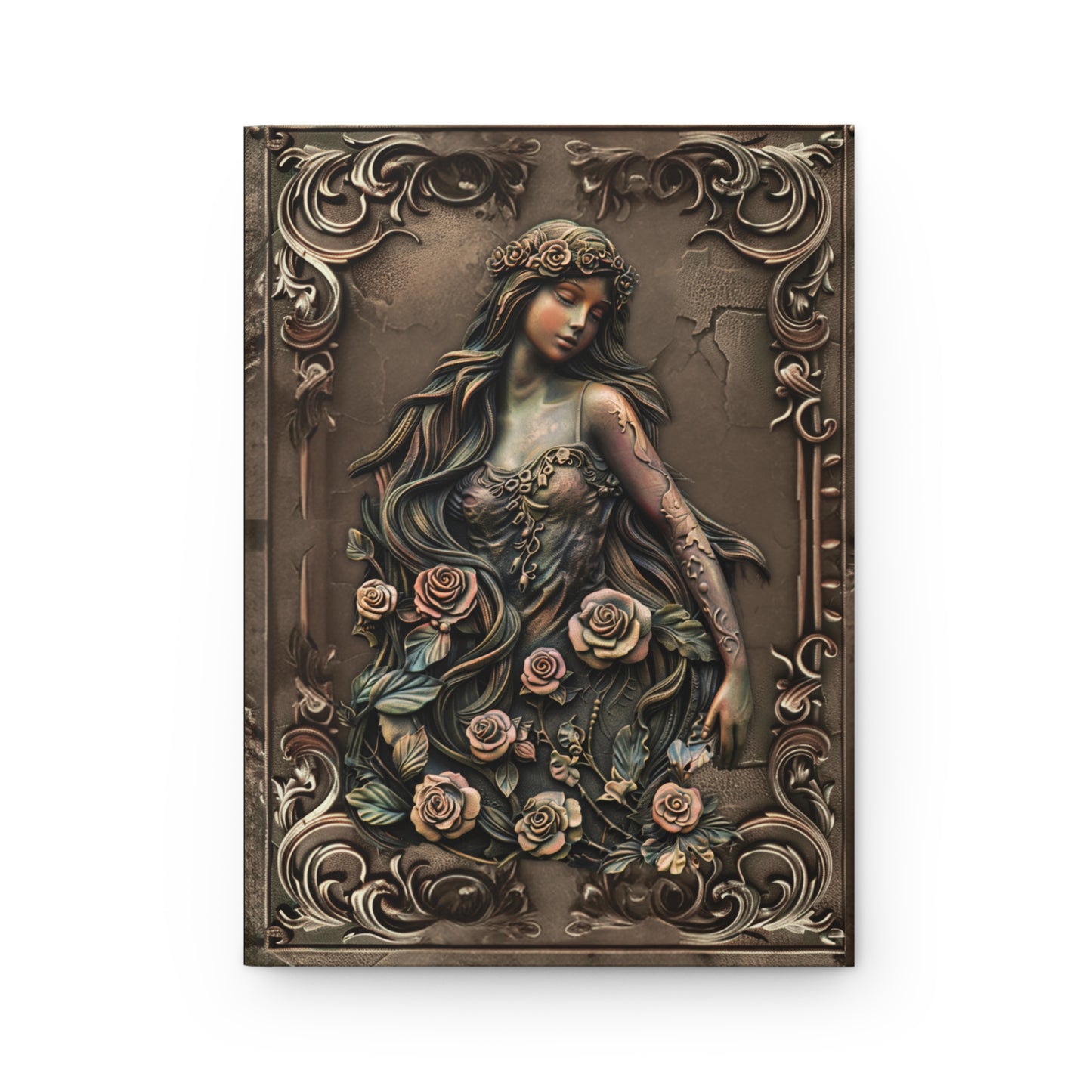 Enchanted Rose Maiden - Hardcover Journal
