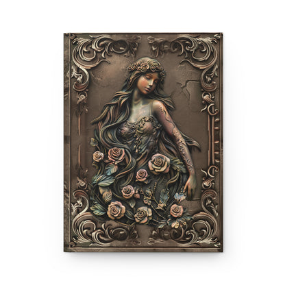 Enchanted Rose Maiden - Hardcover Journal